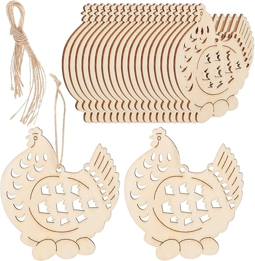 chicken wood cutouts