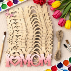 decorative heart wood shapes for crafts