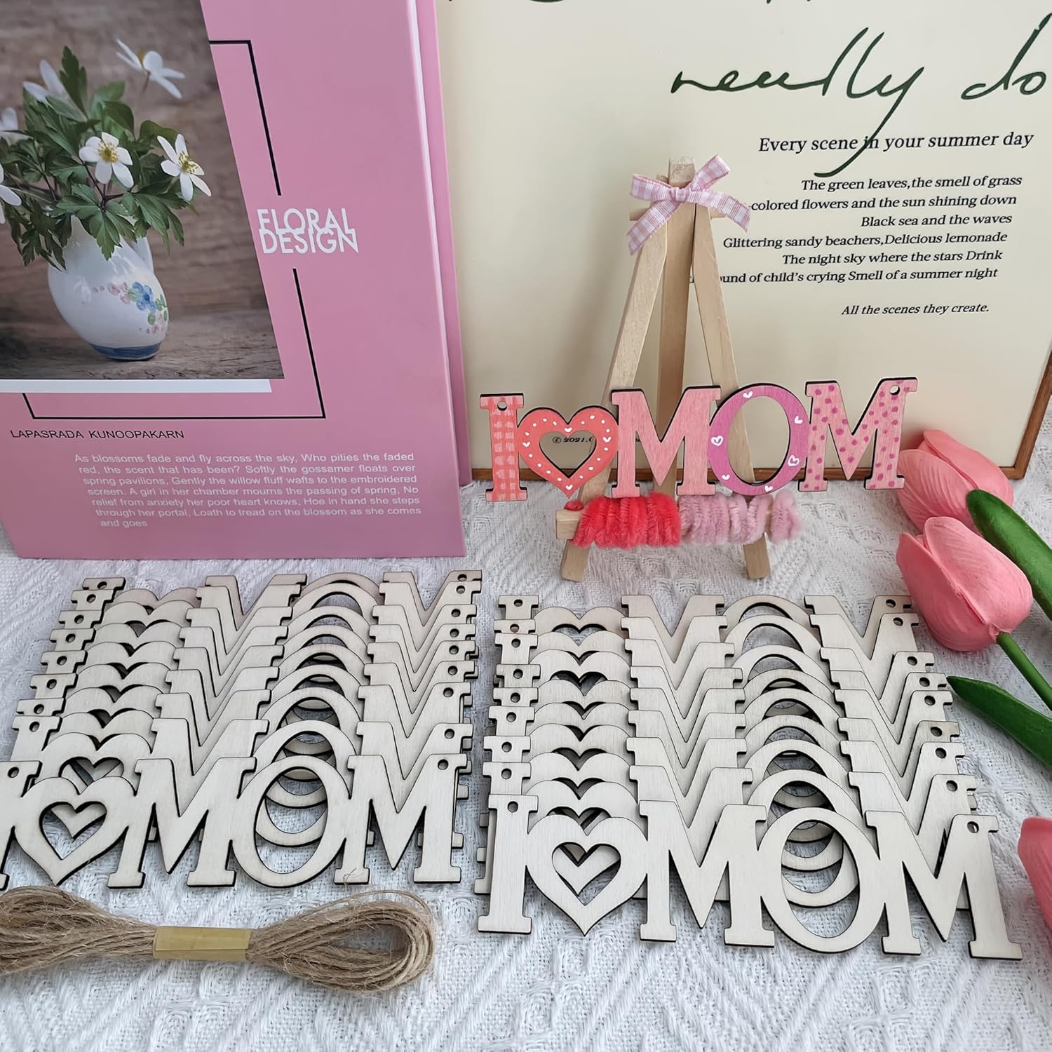 pine mdf heart craft blanks