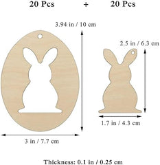 diy rabbit craft blanks