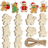 gingerbread wooden cutouts