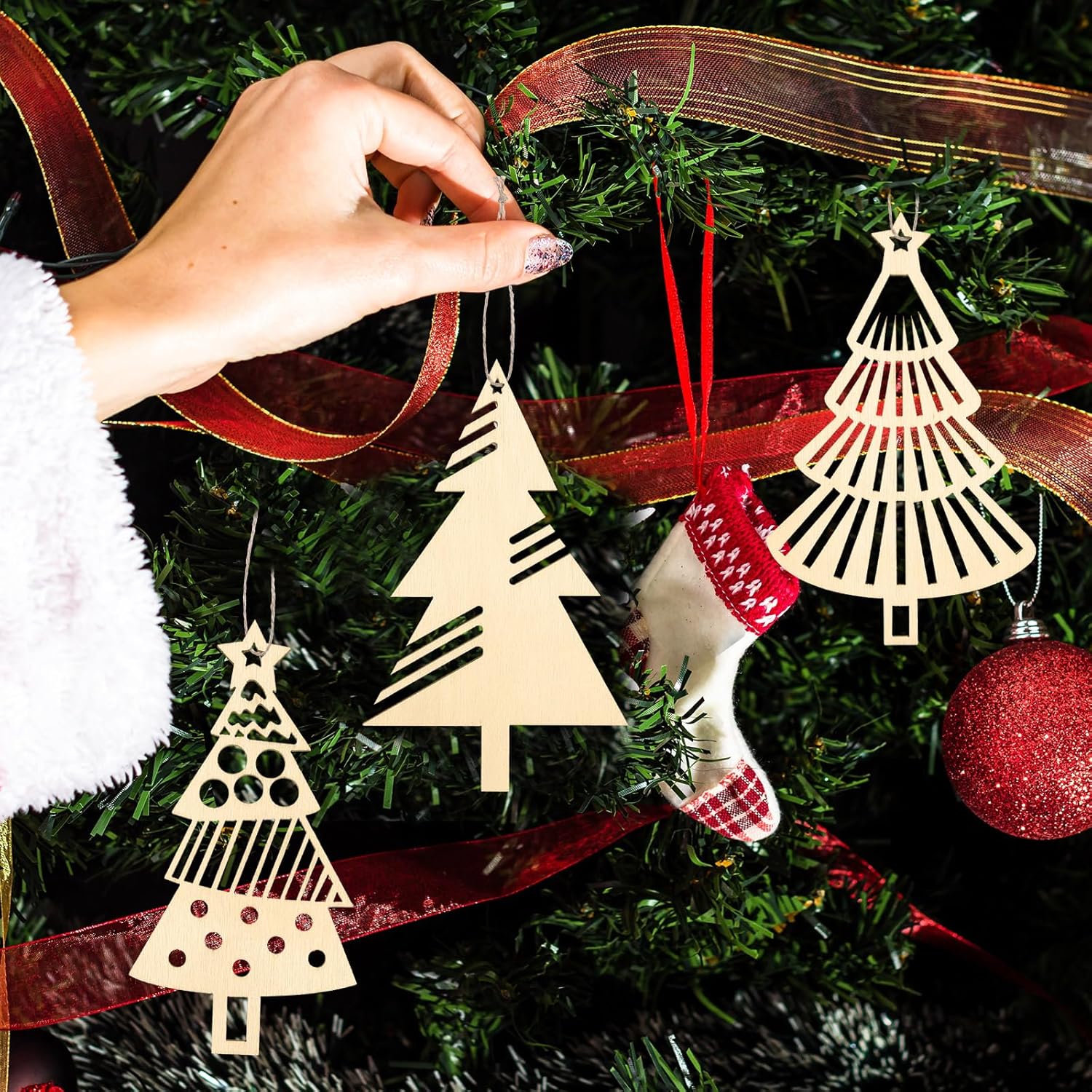 wooden tree shapes diy
