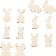wooden rabbit painting base