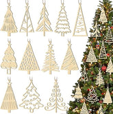 wooden christmas tree cutouts