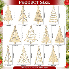 unfinished wood tree crafts
