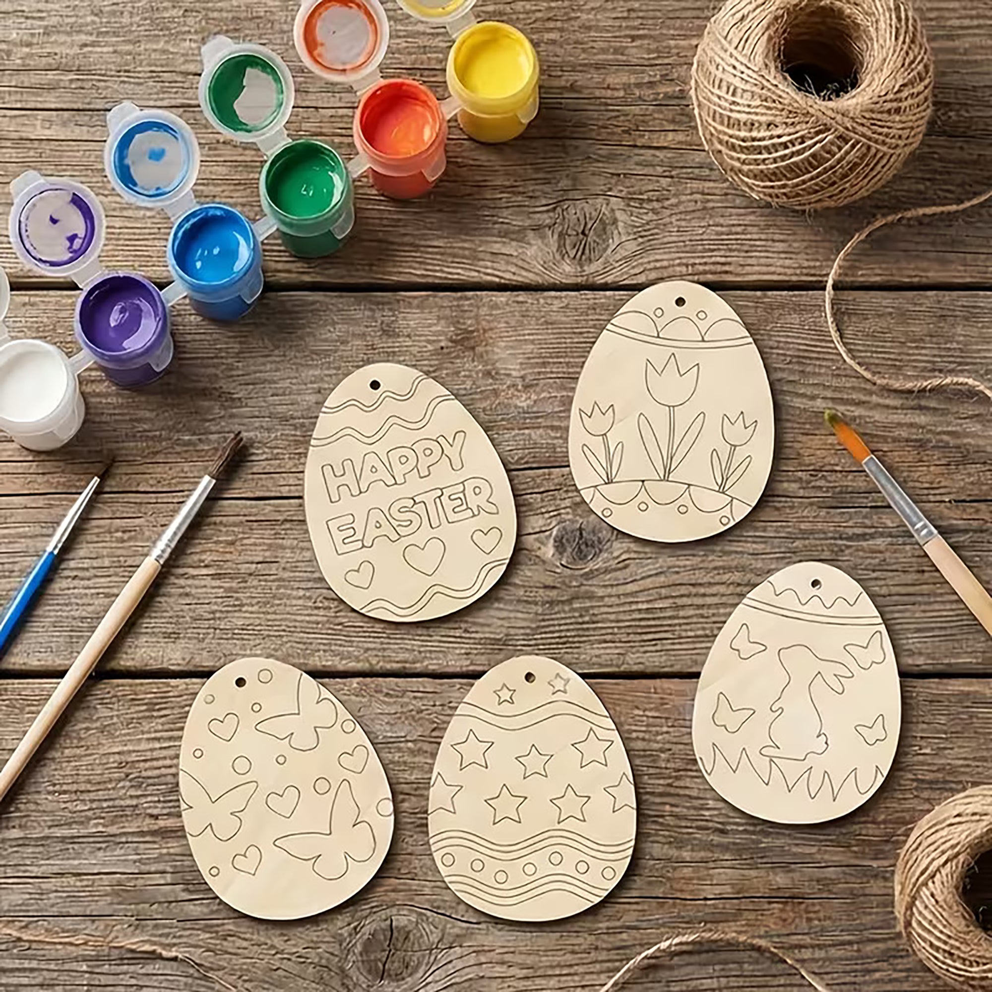 egg shape wood blank