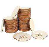 Circle Shape Pine MDF DIY Art & Craft Base 2.7 mm Thick Wooden Hanging Cutouts for Painting & Decoration Cliths