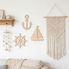 mdf ocean theme craft shapes for diy