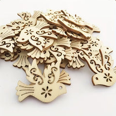 mini wooden craft cutouts