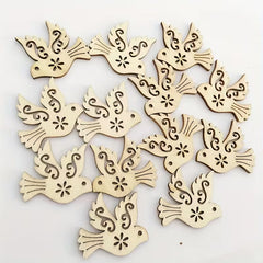 wooden embellishment shapes