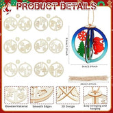 diy christmas wooden ornaments to paint