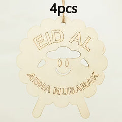 laser cut mdf sheep ornament for decoration