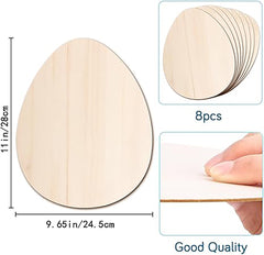 large wood egg cutouts