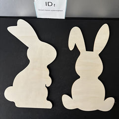 rabbit shape wood diy