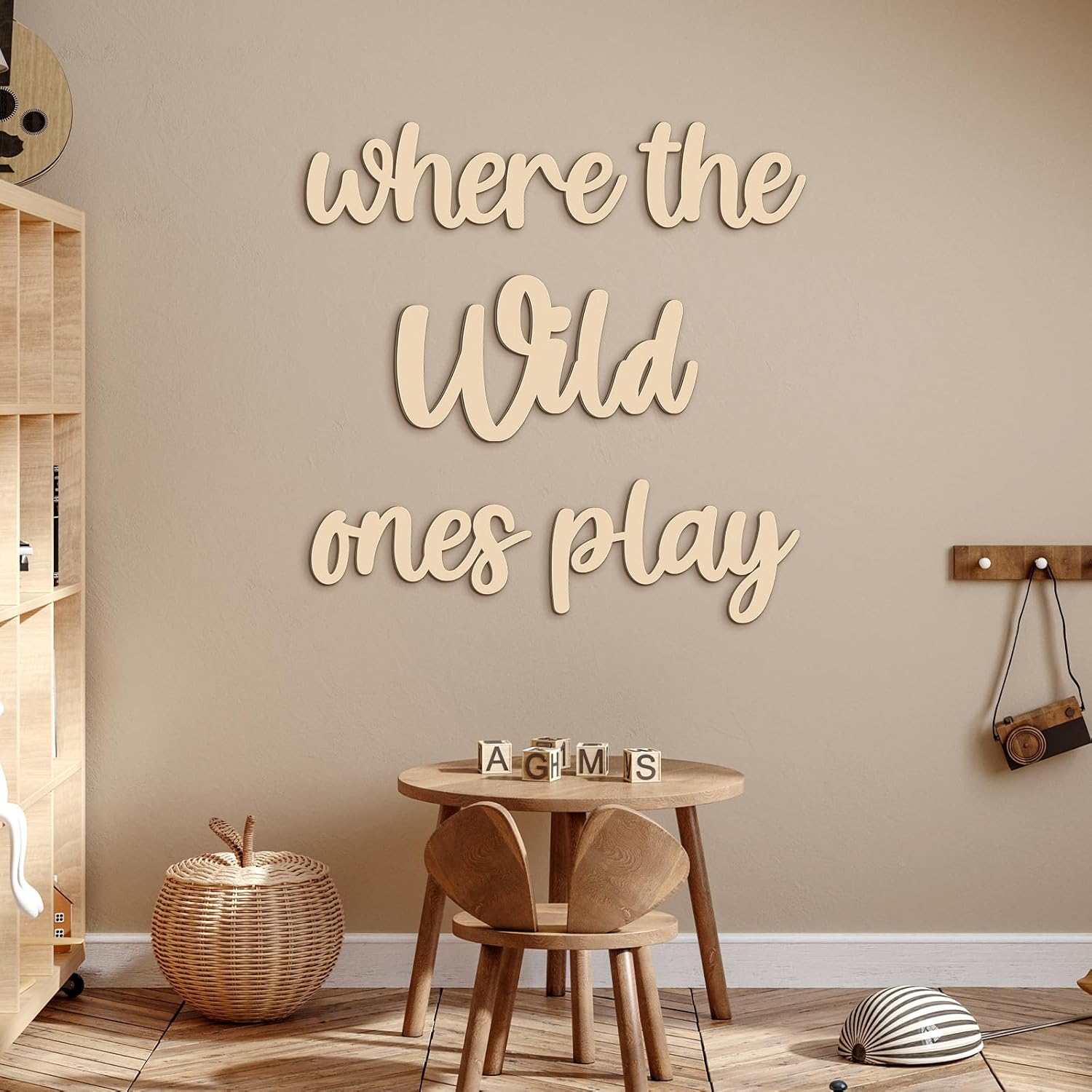 kindergarten classroom wooden decor