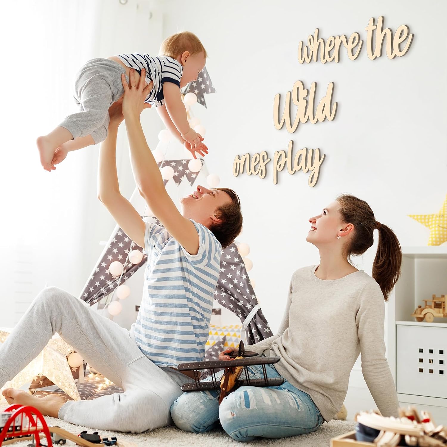 kids playroom wall hanging sign