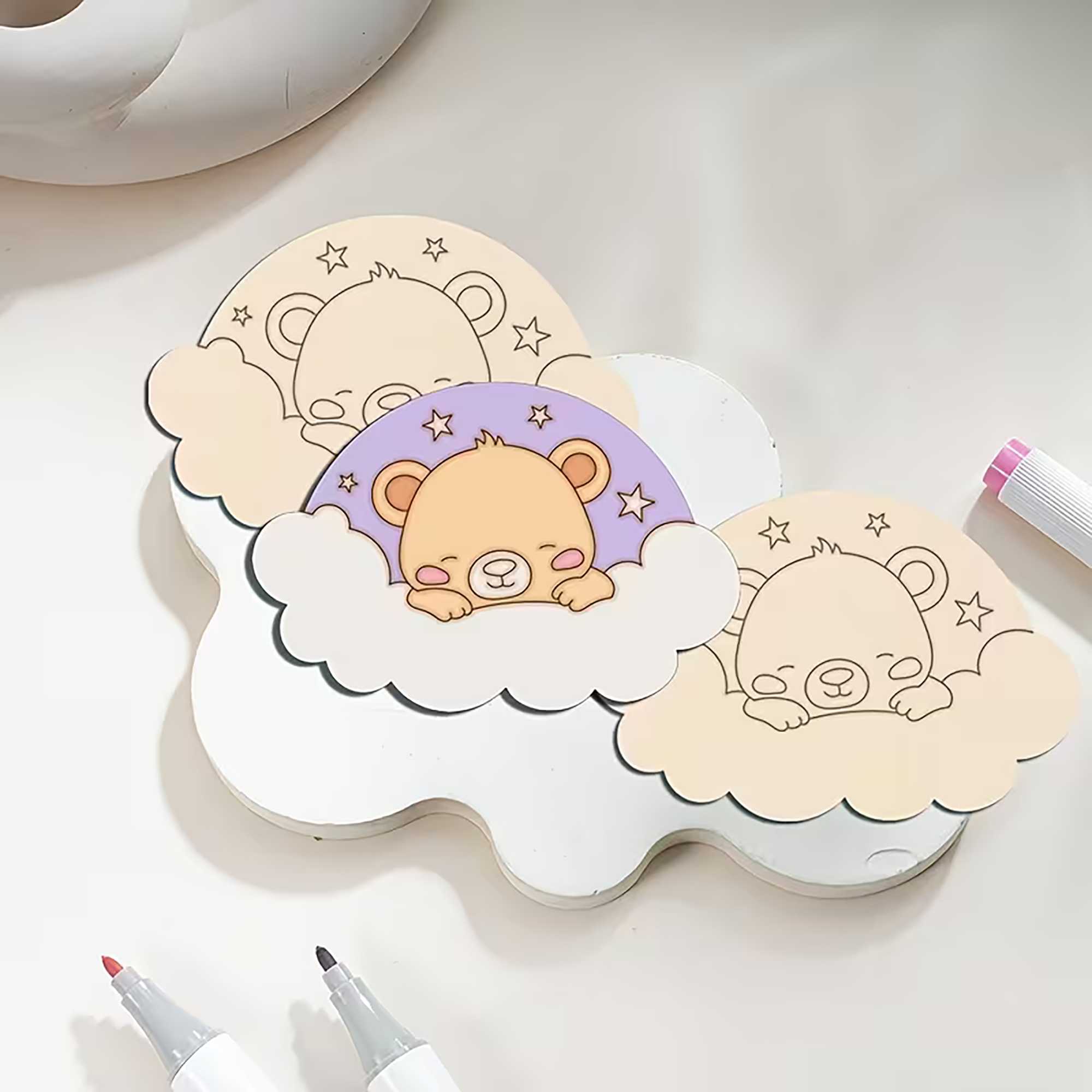 diy cloud cutout for kids craft activities
