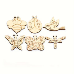 insect shape wooden cutouts for crafts