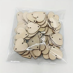 mini mdf hearts for lippan art work