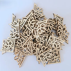 small round wooden cutouts for painting