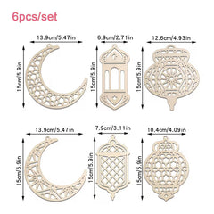 islamic star moon ornament