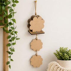 flower shaped coaster base for lippan art