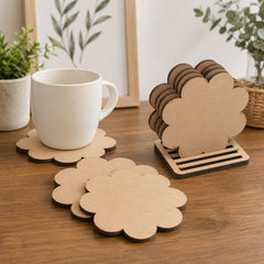 diy mdf coaster blanks for acrylic painting