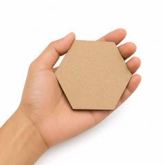 unfinished hexagon coaster blanks for painting