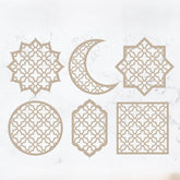 islamic arch moon wall hanging decor