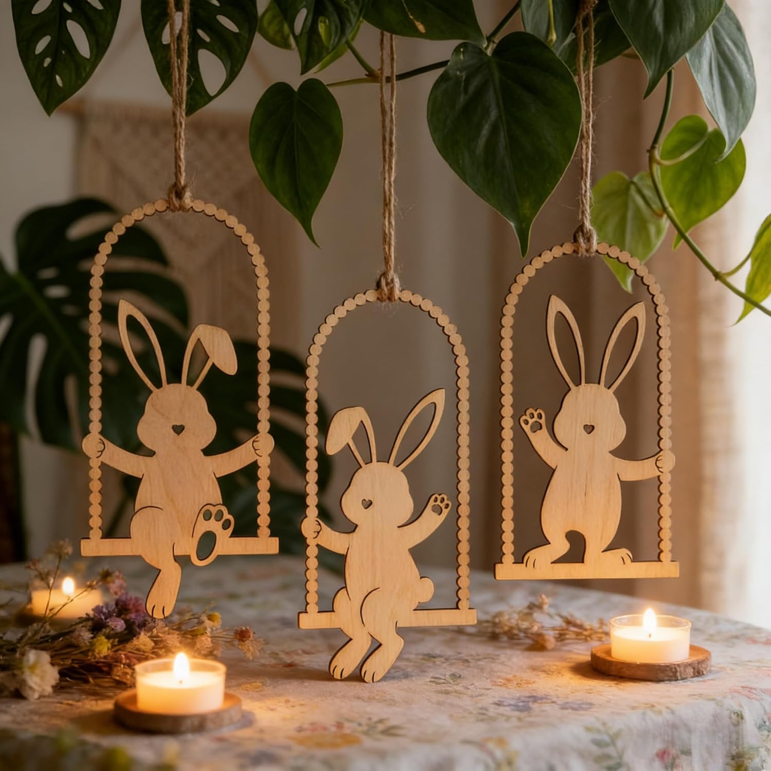 pine mdf bunny craft blanks