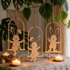 pine mdf bunny craft blanks