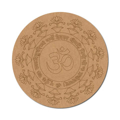 gayatri mantra premarked mdf board for lippan art