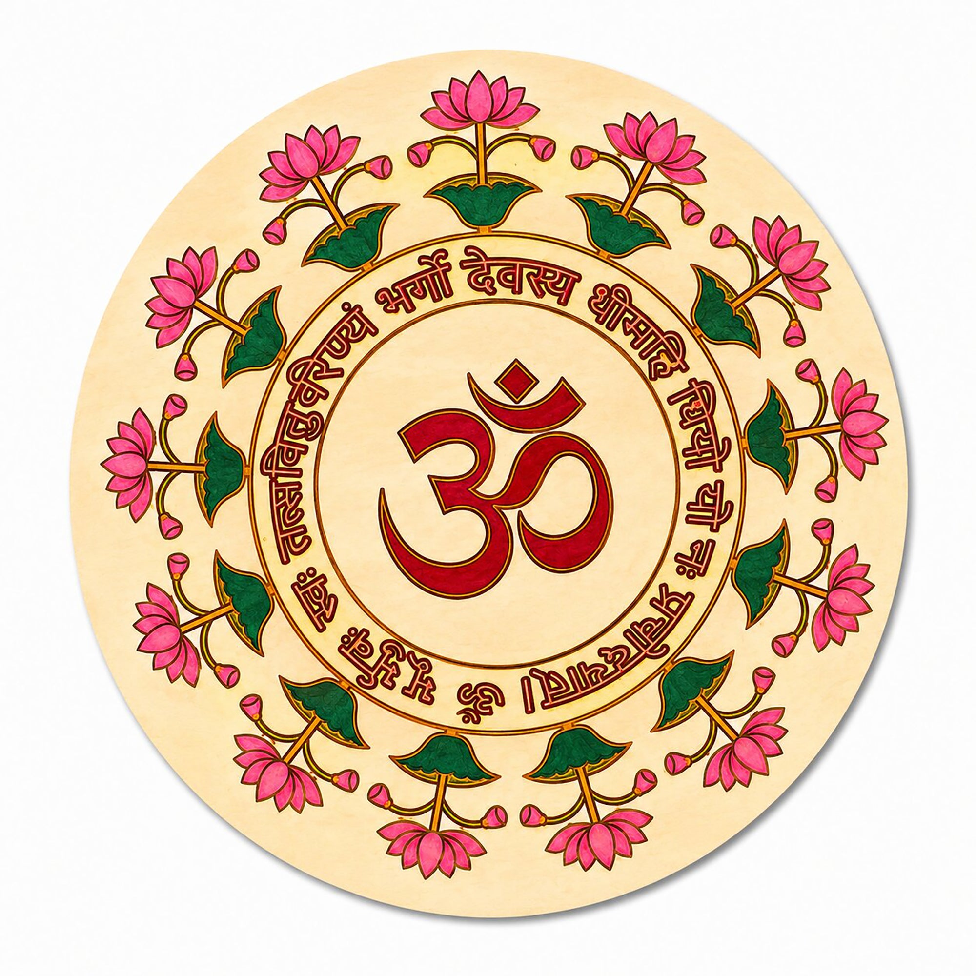 unfinished round mdf craft board for mirror work