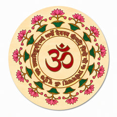 unfinished round mdf craft board for mirror work
