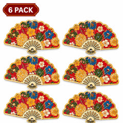 wooden fan base for acrylic painting