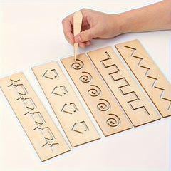 writing practice board for kids mdf