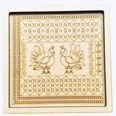 square mdf premarked board for lippan art