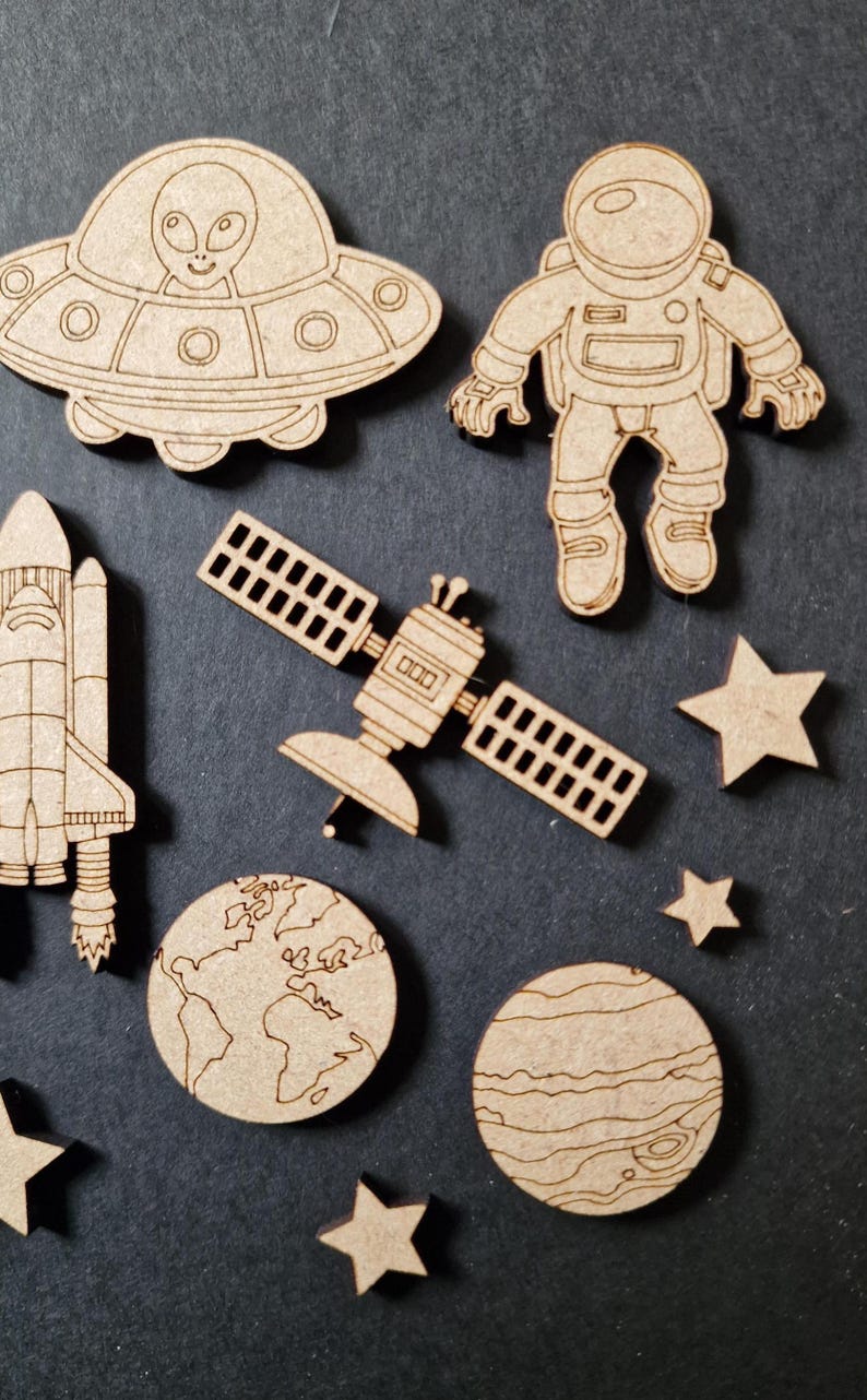 mdf shapes for school craft activities