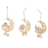 ramadan kareem wooden hanging decor