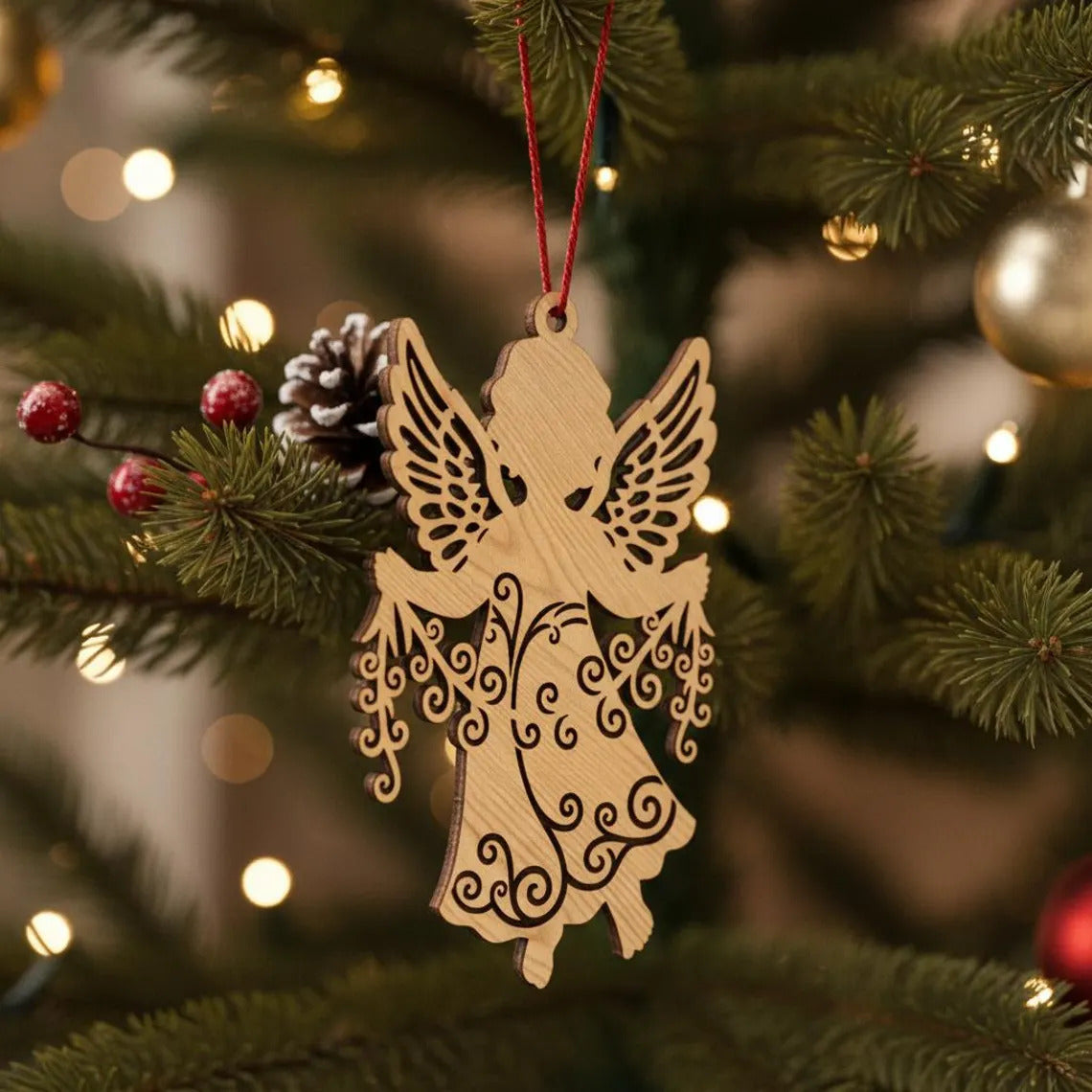 christmas angel diy wood