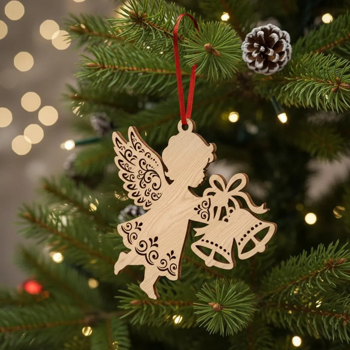 paintable angel wood shapes