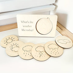 educational mdf weather display board