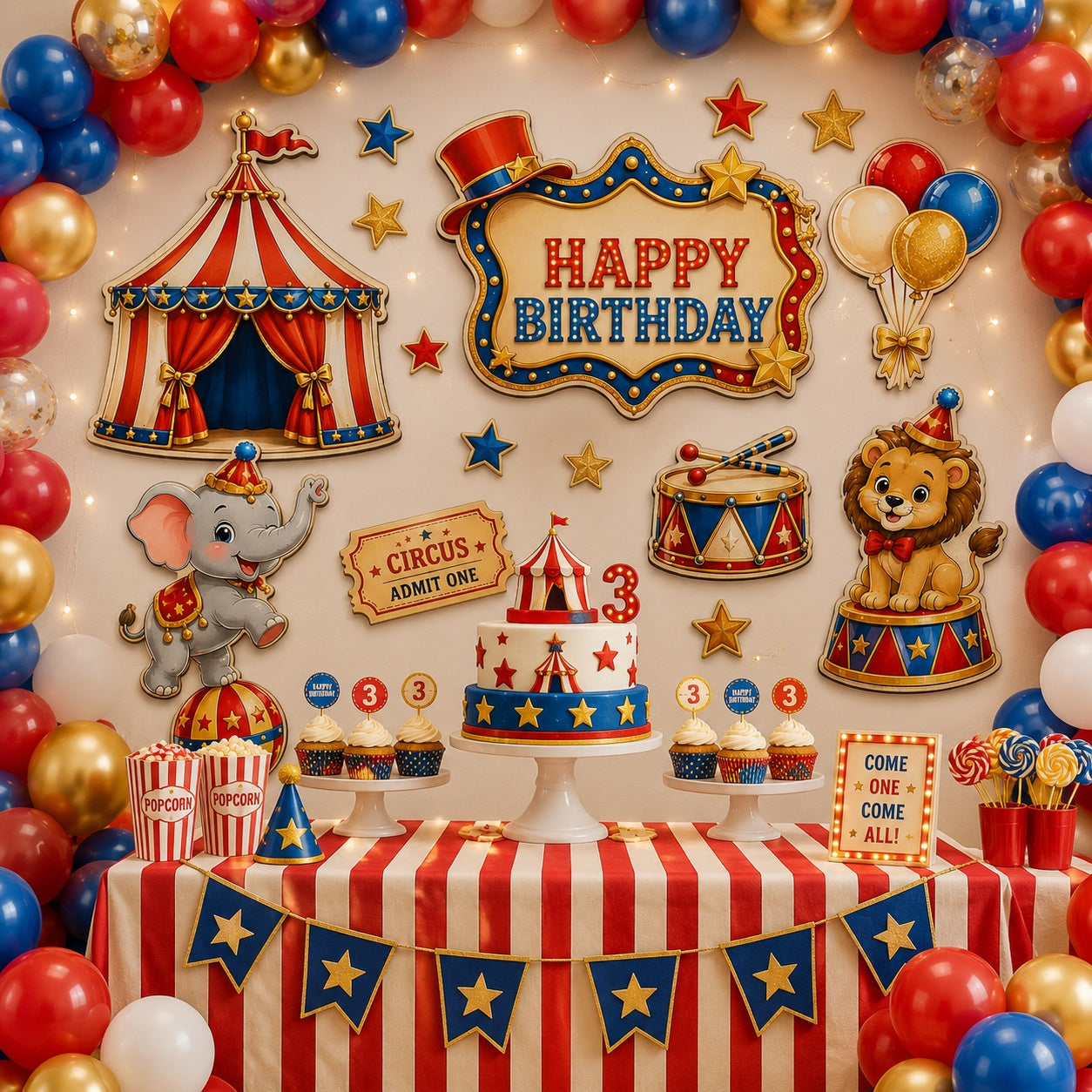 kids birthday party decor for boys and girls