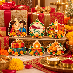 bhai dooj printed MDF