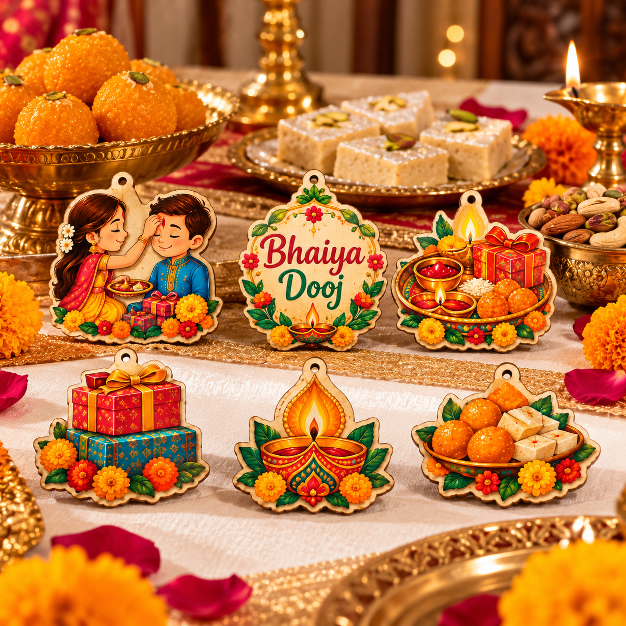 bhai dooj pooja thali