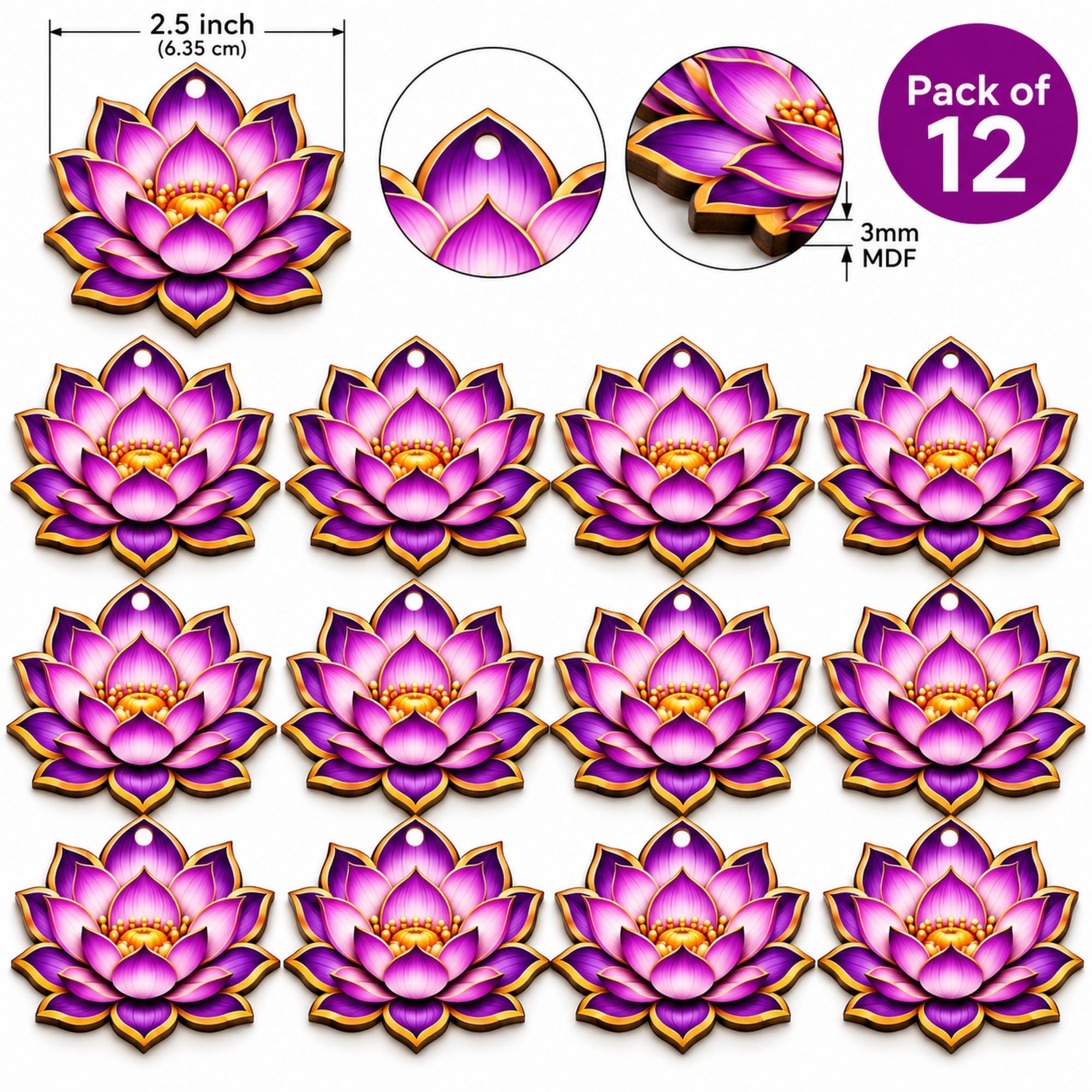 lotus art material