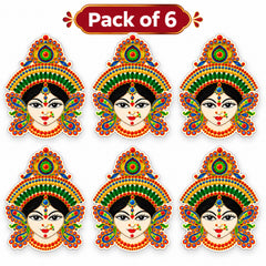 durga face cutout