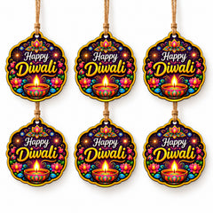 wooden diwali cutout