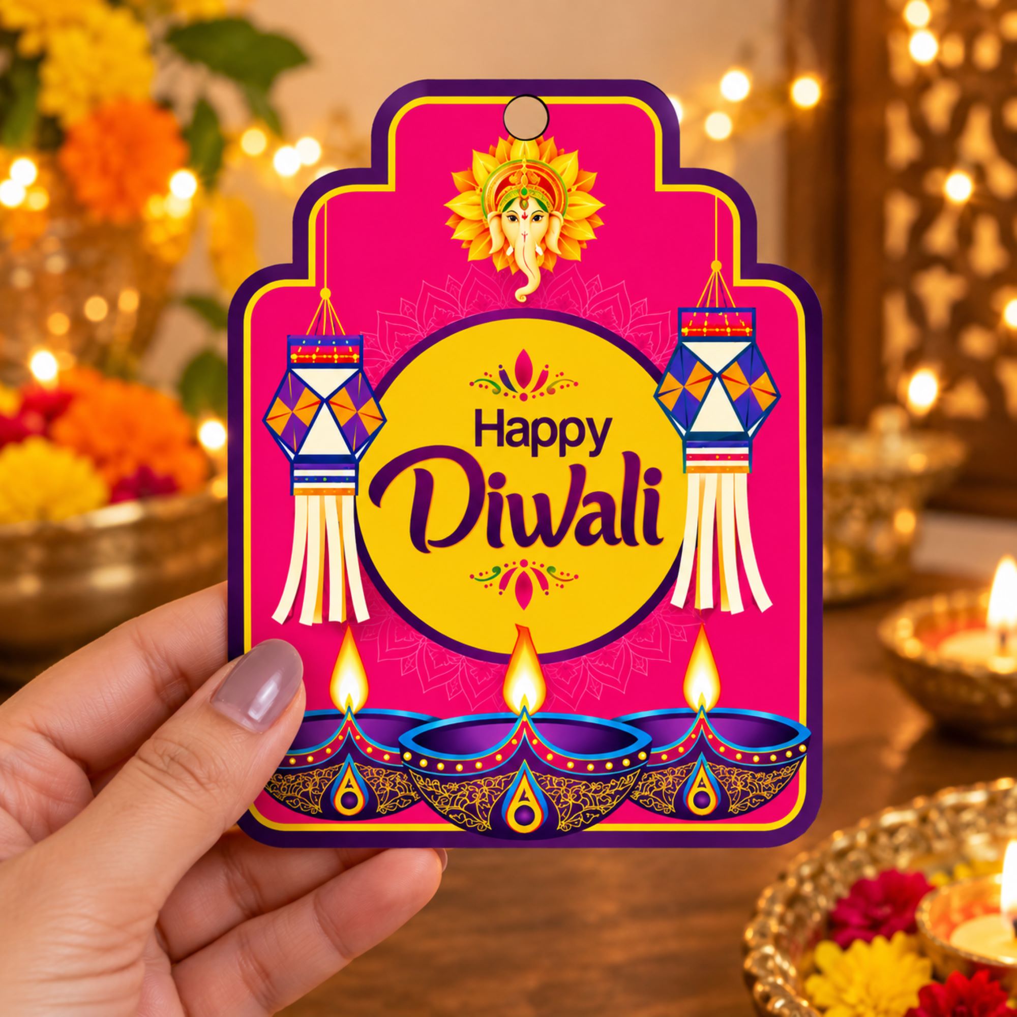 diwali craft base