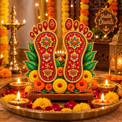 laxmi diya art base